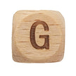 Spielzeug Opa Buchstaben Perlen Holzbuchstaben Buche A–Z – 12 mm | Großbuchstaben gelasert Perlen