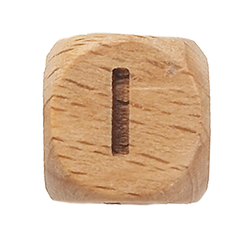 Holzbuchstaben Buche 12mm gelasert A-Z Großbuchstaben Perlen