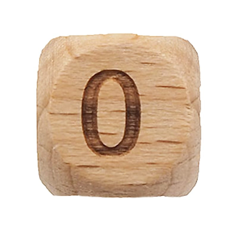 Spielzeug Opa Buchstaben Perlen Holzbuchstaben Buche A–Z – 12 mm | Großbuchstaben gelasert Perlen