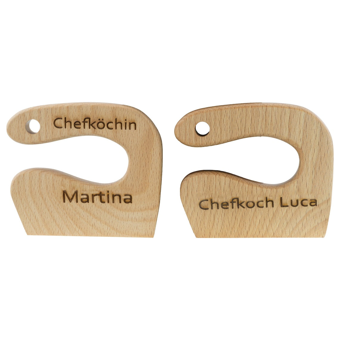 Personalisiertes Kindermesser Sicherheitsmesser Holz  Messer Kinder mit Namen - spielzeug-opa