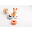small foot Spielzeuge Spielzeug Stapel Hase Spielzeug Osterhase, Ostern aus Holz Turm in Pastell ab 1 Jahr small foot