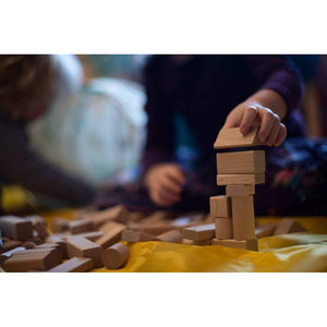 Bauklötze Holz Buche Naturbausteine Holzspielzeug Kinderspielzeug Kinderspielzeug 100 Teilig Natur ab 2 Jahre.