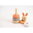 small foot Spielzeuge Spielzeug Stapel Hase Spielzeug Osterhase, Ostern aus Holz Turm in Pastell ab 1 Jahr small foot