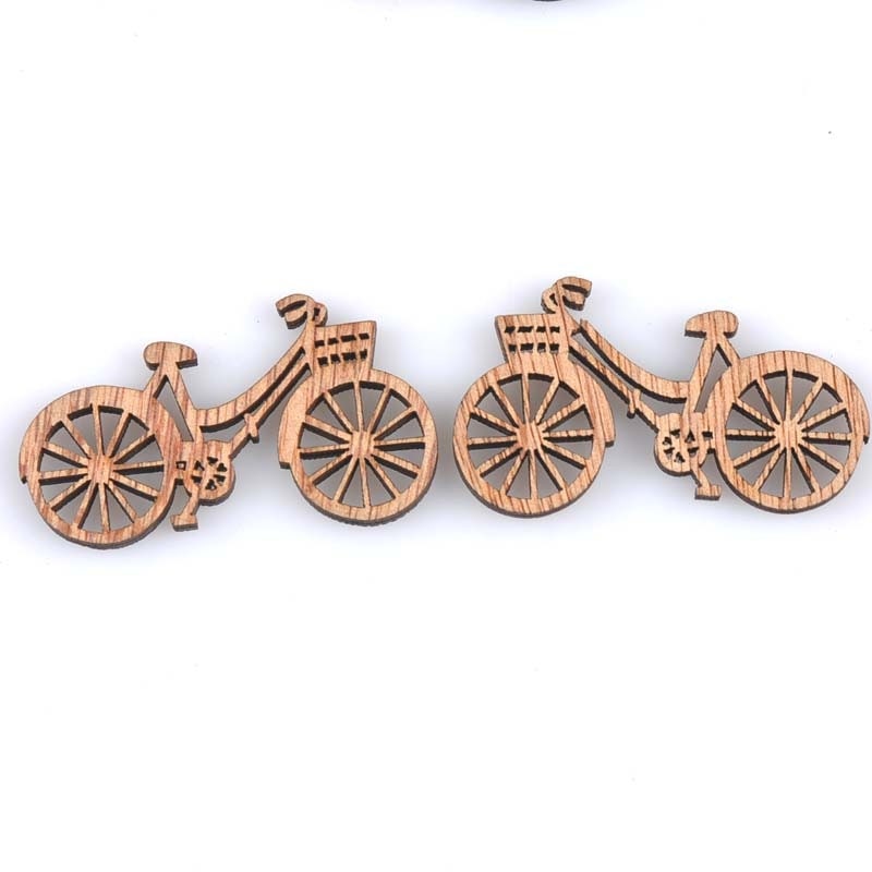 Streu Fahrräder aus Holz Fahrräder zum basteln dekorieren Tischschmuck 15 Teilig
