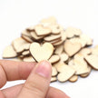 spielzeug-opa Holz Deko Pfeile Streu Holz Herzen  100Stück im Set (14) Bastel Holz Deko Basteln Holzanhänger Herzen Hochzeit Verlobung ca.20x20mm