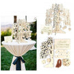 spielzeug-opa Dekoration Hochzeit Mit Name Personalisierter Hochzeitsbaum- Gäste Baum Deko Hochzeit Gästebuch Holz Baum 80 Schilder