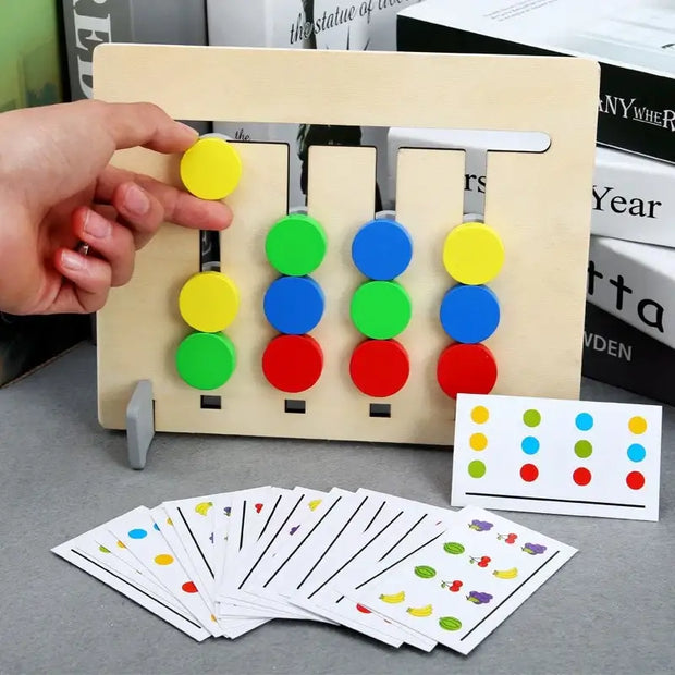 spielzeug-opa Holz Spielzeug Personalisiert Logik Labyrinth Holz Schiebespiel Tiere Puzzle Kinder Spielzeug Lernspiel Holzspielzeug ab 3 Jahren 20 Teilig Spielzeug Opa