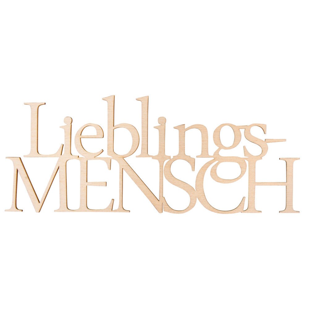 Schriftzug Buchstaben XXl Deko Holz Bastle Holzschrift Geburtstag Kinderspielzeug Holzschrift Lieblingsmensch FSC100% Natur Liebe
