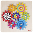 Goki Zahnrad Puzzle Holz Goki Personalisierbares Zahnrad Bausatz Holz Puzzle Holzspielzeug ab 3 Jahren Kinderspielzeug zum Lernen Motorik Spiel Holz Bauen