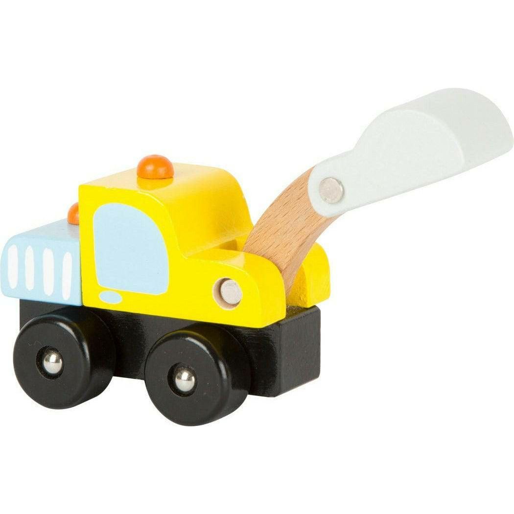 Baustellen Fahrzeuge LKW Bagger Kinderspielzeug Holz Eisenbahn Zubehör Holzspielzeug Kinder ab 18Monaten