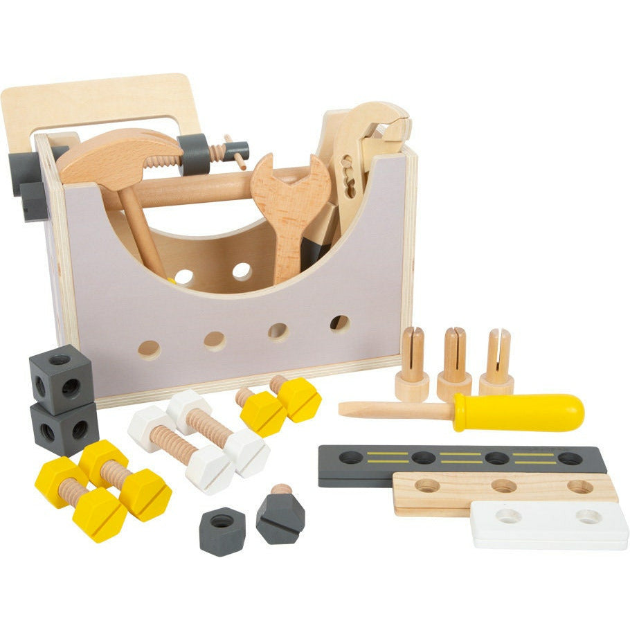 Werkzeugkasten  Koffer Personalisiert Holz Holzspielzeug Ab 3 Jahren Kinderspielzeug Werkzeug mit Schrauben Kinder Werkzeug Holz Werkzeug