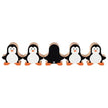 Stapelfiguren Pinguine Holzspielzeug Pinguin Kinderspielzeug ab 2 Jahren Motorik Spiel aus Holz Bunt