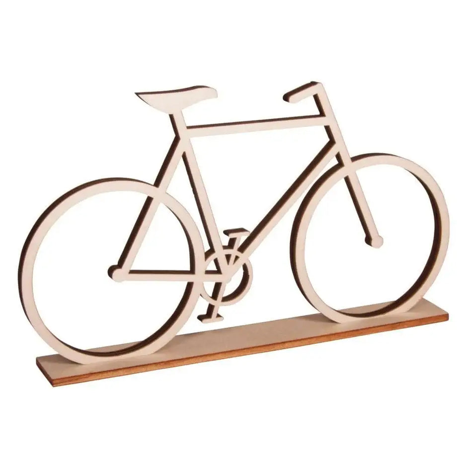 Holzdeko Fahrrad – stilvolle, handgefertigte Holzdekoration als Geschenk oder Wohnaccessoire