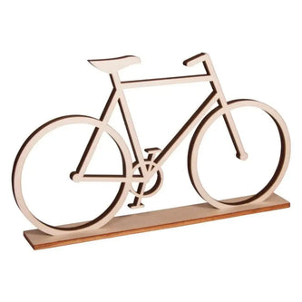 Holzdeko Fahrrad – stilvolle, handgefertigte Holzdekoration als Geschenk oder Wohnaccessoire