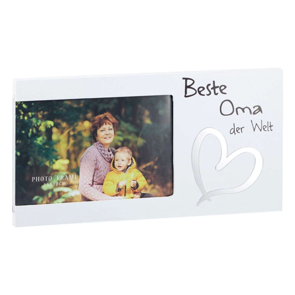 Bilderrahmen Beste Oma der Welt  Bilderrahmen für Oma Bilderrahmen für Mutter Oma  für Bilder  Bild 15x10cm,