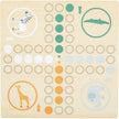 small foot Mensch ärgere dich nicht Personalisiertes gelasert Brettspiel Ludo Safari Tiere Holzspielzeug bis zu 4 Name