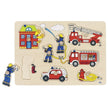 JETZT NEU Personalisiert gelasert Setzpuzzle Feuerwehr Bausatz Holz Puzzle Kinder Puzzle 8 Teilig